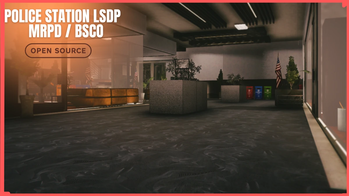 Police Station LSDP / MRPD / BSCO MLO FiveM | Open Source